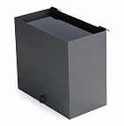 Бак навесной для печи банной Двушечка, антрацит